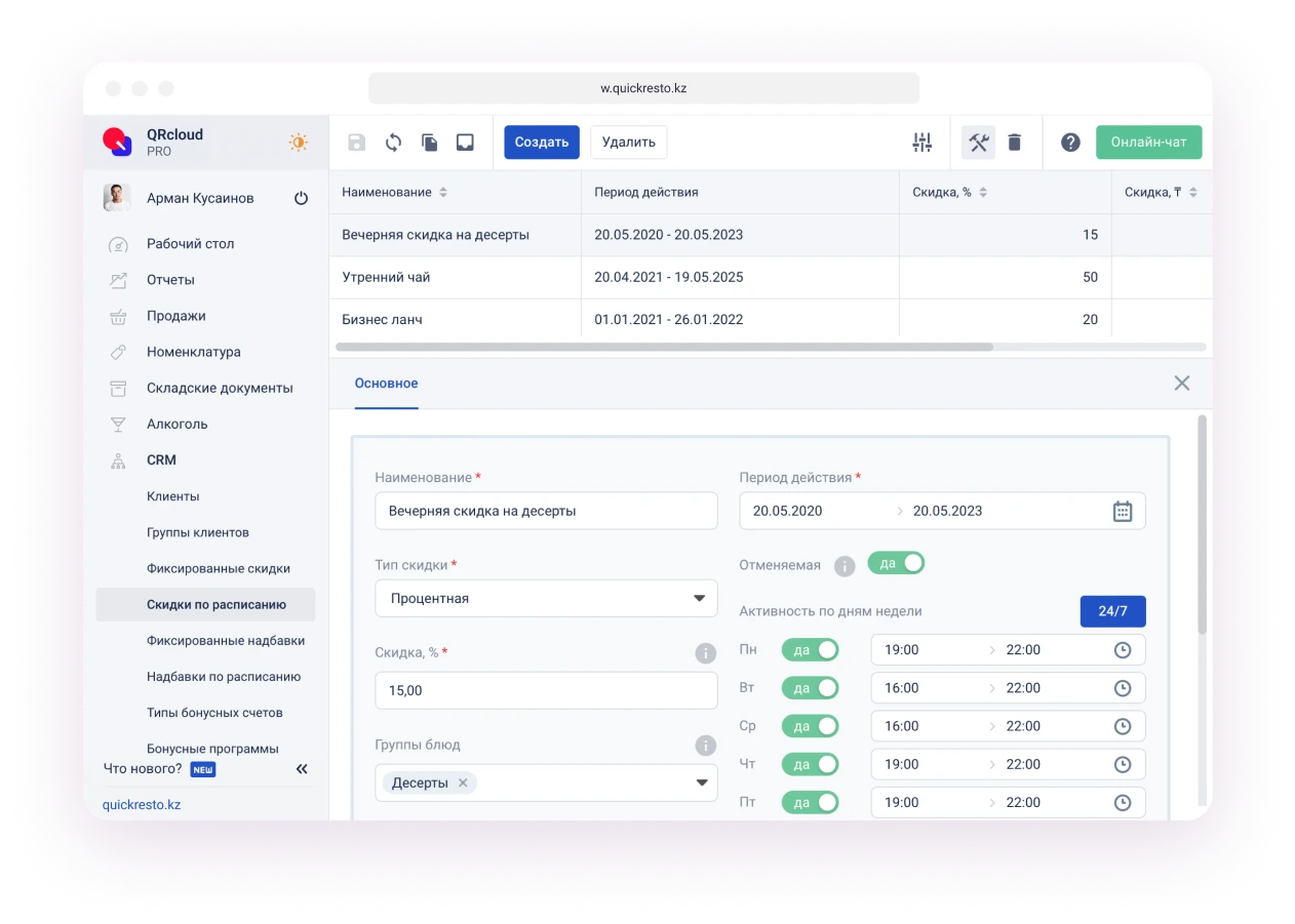 программы лояльности в ресторане